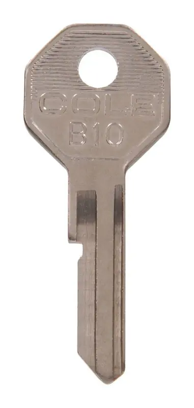 Traditional Key Automotive Key Blank Single For Gm Silver