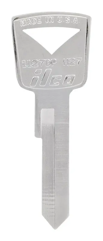 Traditional Key Automotive Key Blank Single For Ford Silver