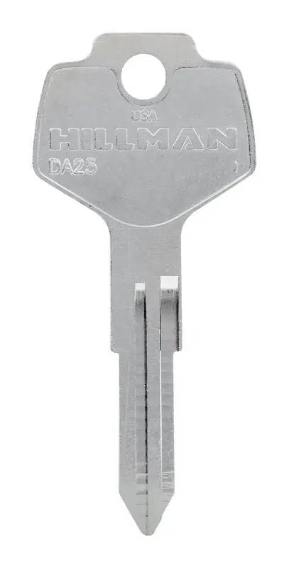 Traditional Key Automotive Key Blank Double For Nissan Silver