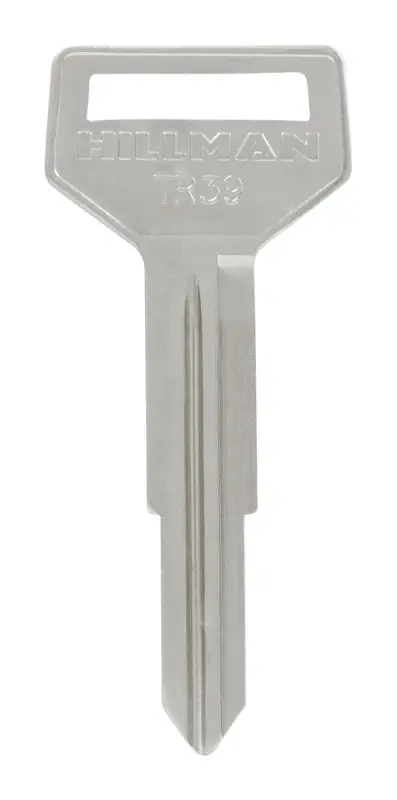 Traditional Key Automotive Key Blank Double For Toyota Silver