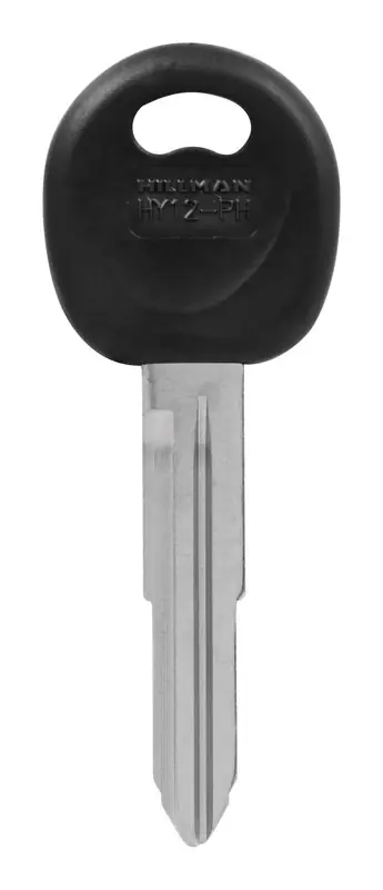 Traditional Key Automotive Key Blank Double For Hyundai Black/silver