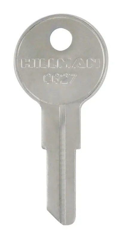 Traditional Key Automotive Key Blank Single For Chicago Silver