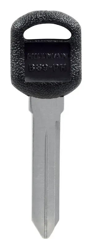 Traditional Key Automotive Key Blank Double For Gm Black/silver