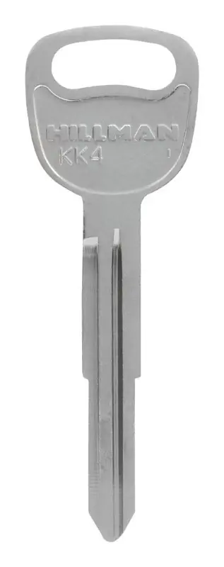 Traditional Key Automotive Key Blank Double For Kia Silver