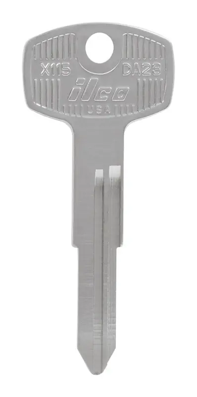 Traditional Key Automotive Key Blank Double For Subaru Silver