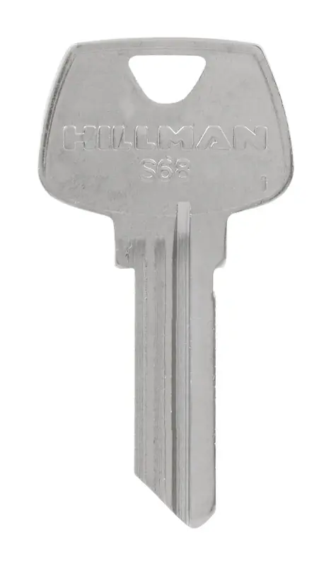Traditional Key Automotive Key Blank Single For Sargent Silver