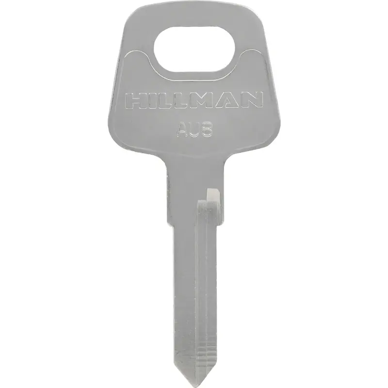 Traditional Key Automotive Key Blank Double For Volkswagen Silver