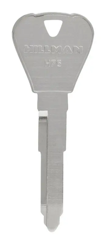 Traditional Key Automotive Key Blank Double For Ford Silver