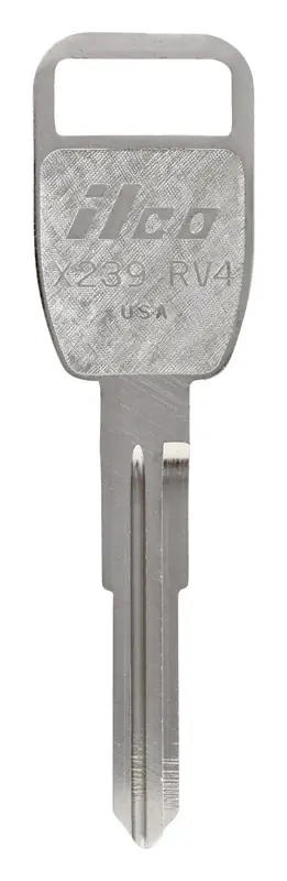 Traditional Key Automotive Key Blank Double For Land Rover Silver
