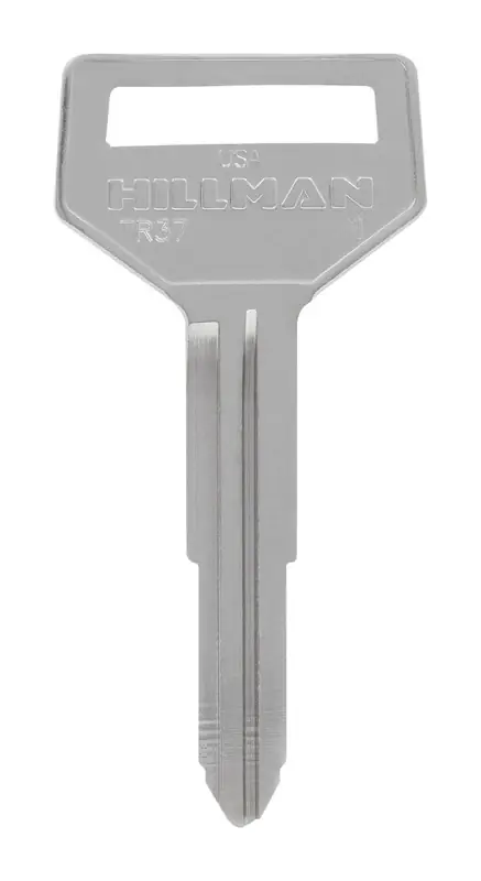 Traditional Key Automotive Key Blank Double For Toyota Silver
