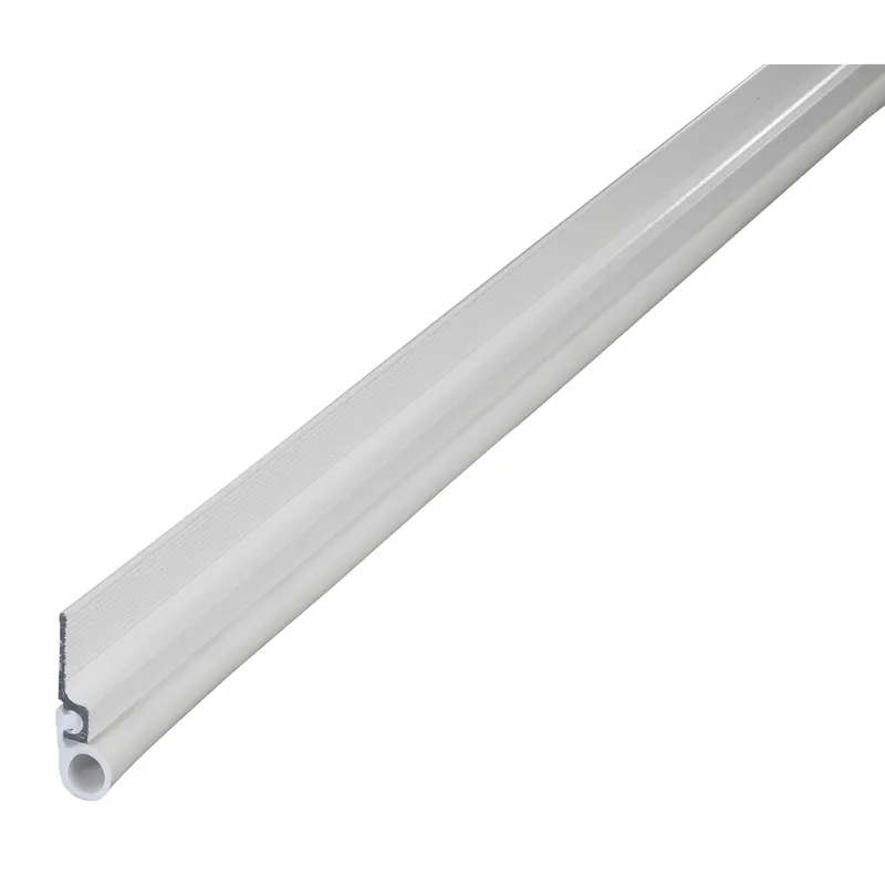 M-d Building Products Cinch White Aluminum Door Set Seal For Top/side Seal 84 In. L X 0.25 In.