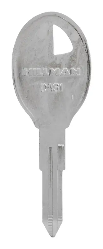 Traditional Key Automotive Key Blank Double For Nissan Silver