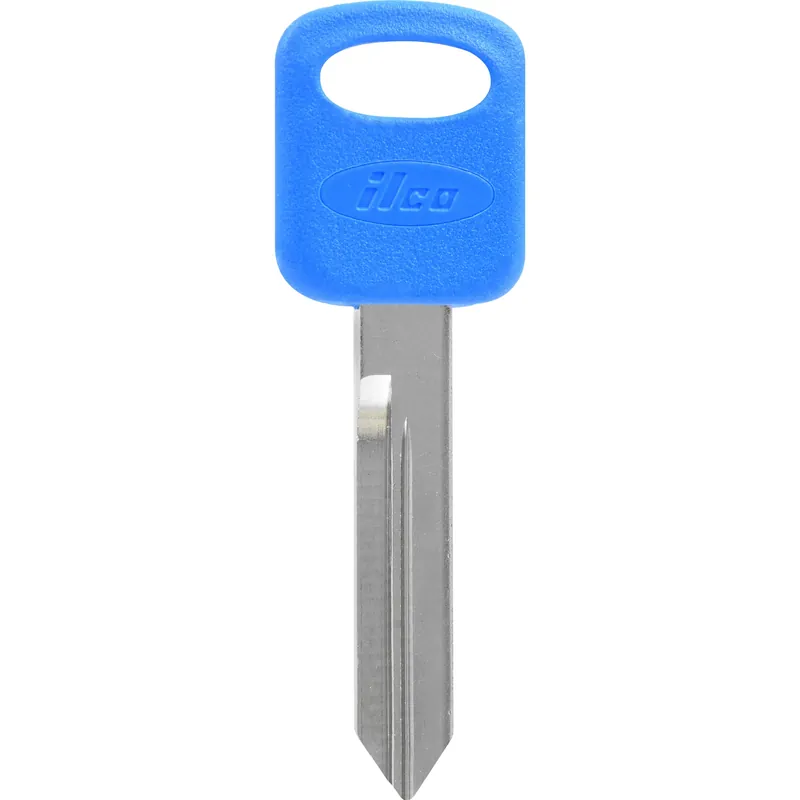 Colorplus Traditional Key Automotive Key Blank Double For Ford Blue/silver