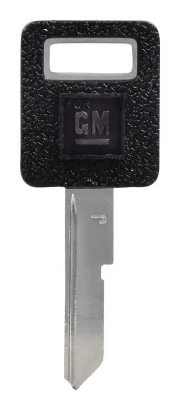 Traditional Key Automotive Key Blank Single For Gm Black/silver