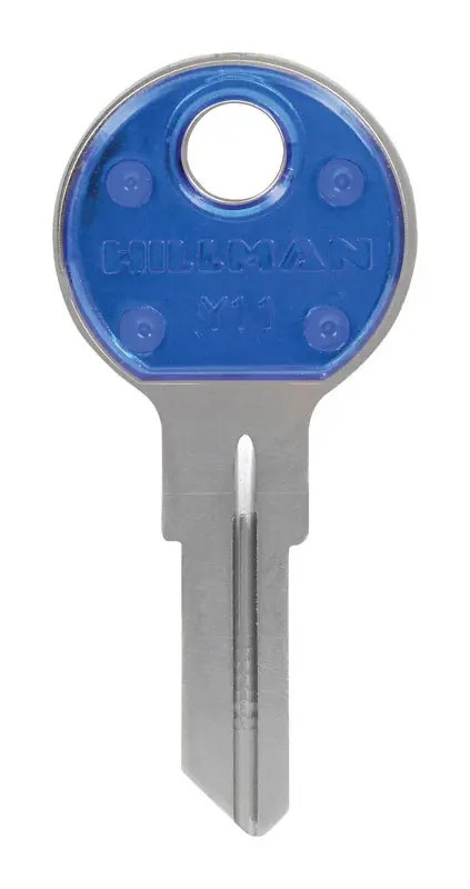 Colorplus Traditional Key House/office Key Blank Single Blue/silver