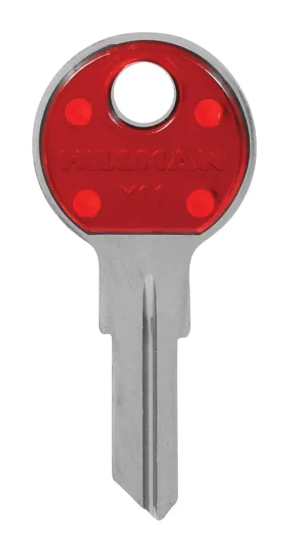 Colorplus Traditional Key House/office Key Blank Single Red/silver