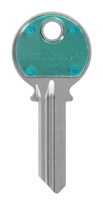 Colorplus Traditional Key House/office Key Blank Single Green/silver