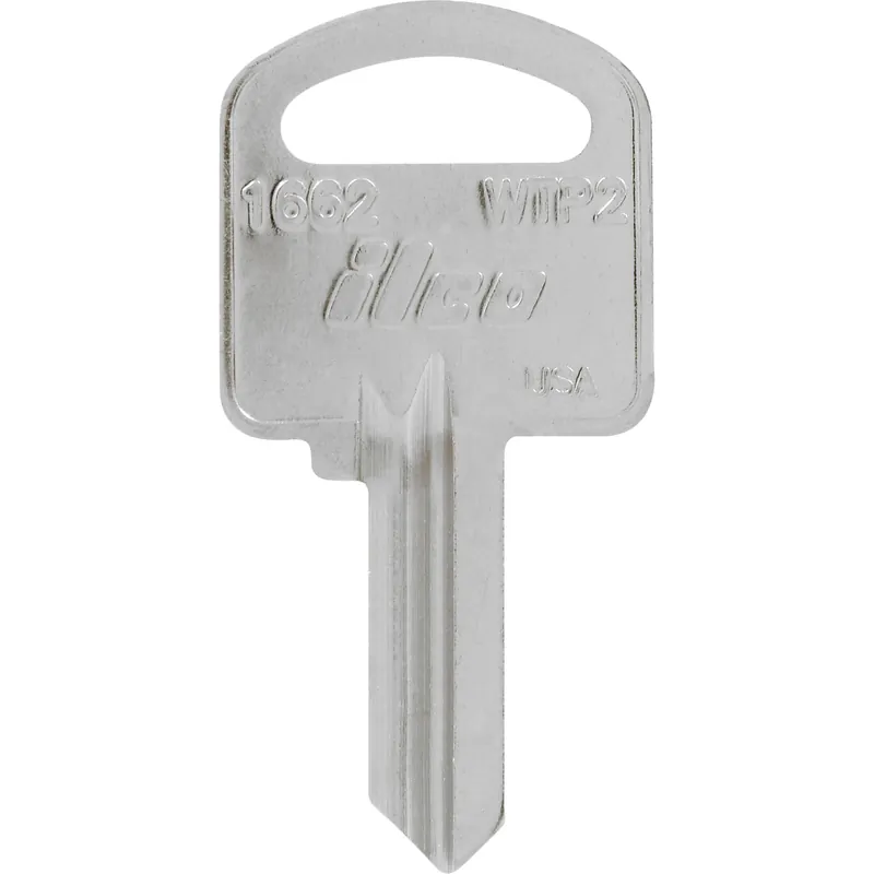 Traditional Key Blank 1662 Tp2 Double Sided For Yale Locks - Brass