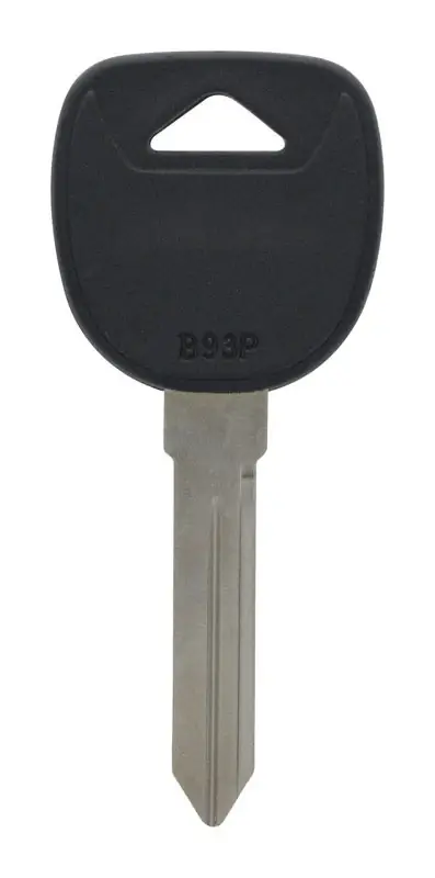 Traditional Key Automotive Key Blank Double For Gm Black/silver
