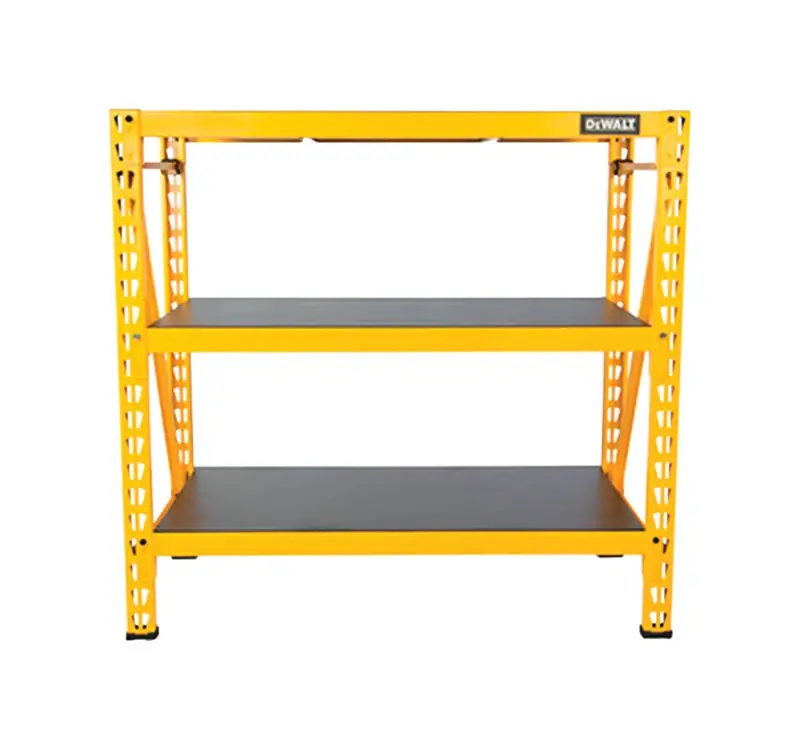 48 In. H X 50 In. W X 18 In. D Yellow Steel Storage Rack With 3 Shelves