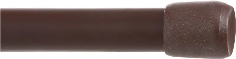 Carlisle Spring Tension Rod, Brown, 48 To 75 In.