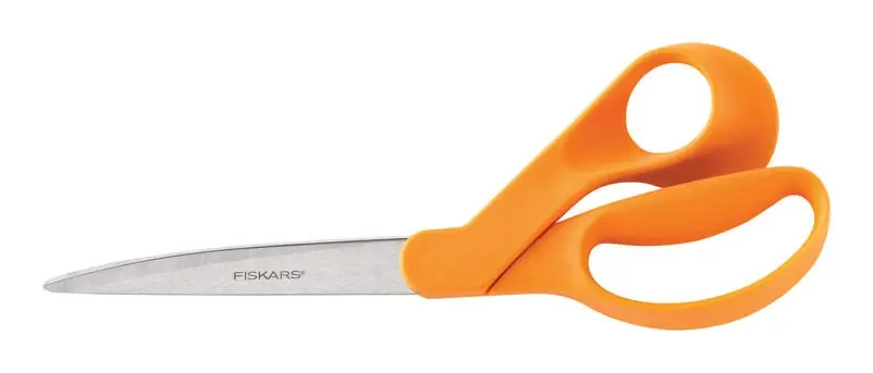 Fiskars Orange 4.5‑in Stainless Steel Kitchen Scissors – 1 Piece