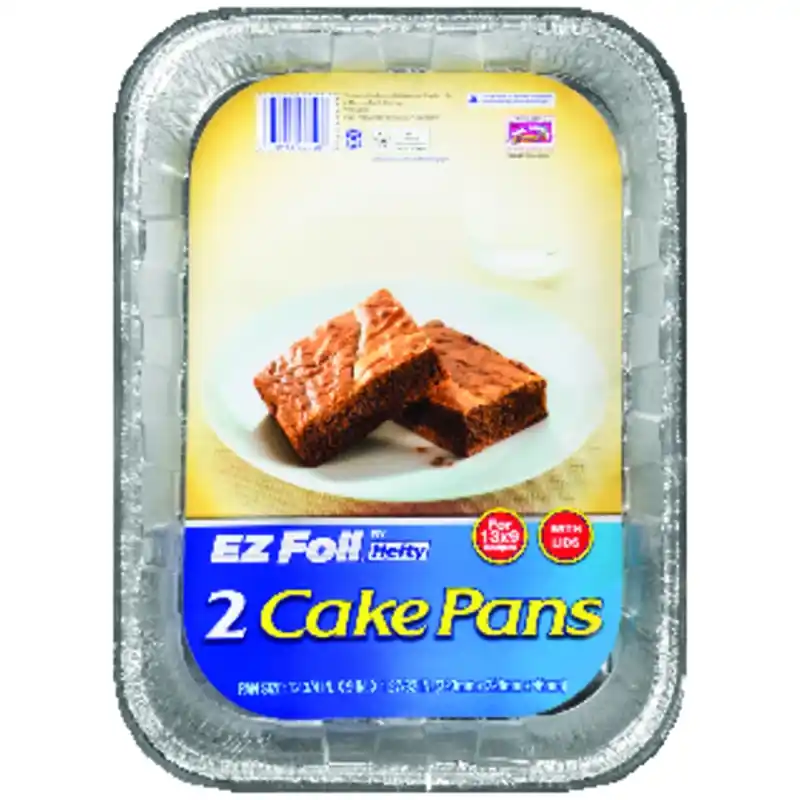 Ez Foil 9 In. W X 13 In. L Cake Pan 2 Pc