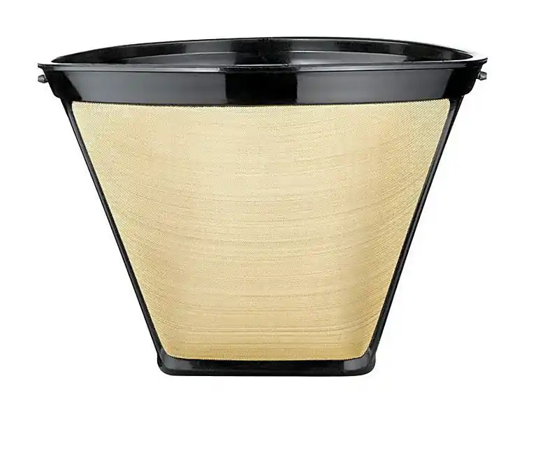 12 Cups Black/gold Cone Coffee Filter 1 Pk