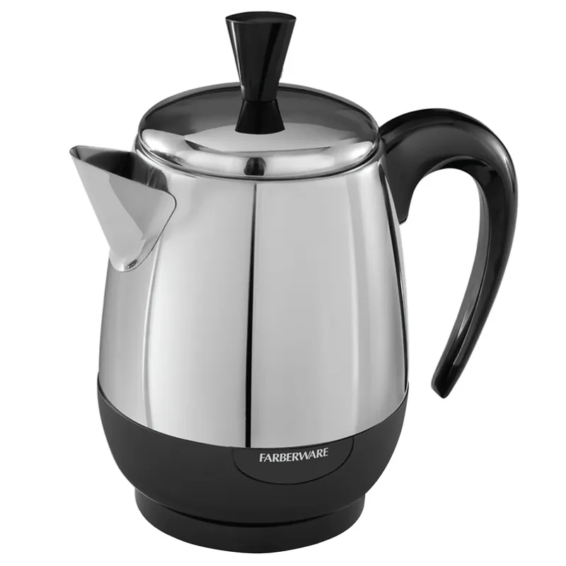 Stainless Steel Percolator, 2 - 4-cups