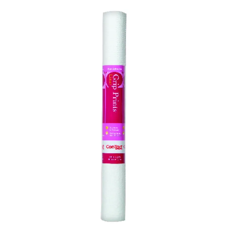 Grip Prints 4 Ft. L X 18 In. W White Non-adhesive Shelf Liner