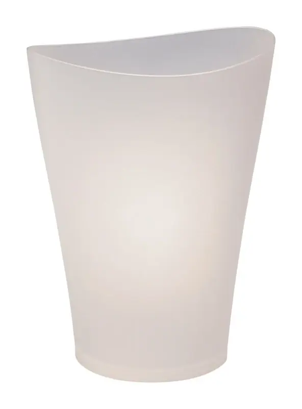 Spa Works 2.25 Gal Clear Plastic Vanity Wastebasket
