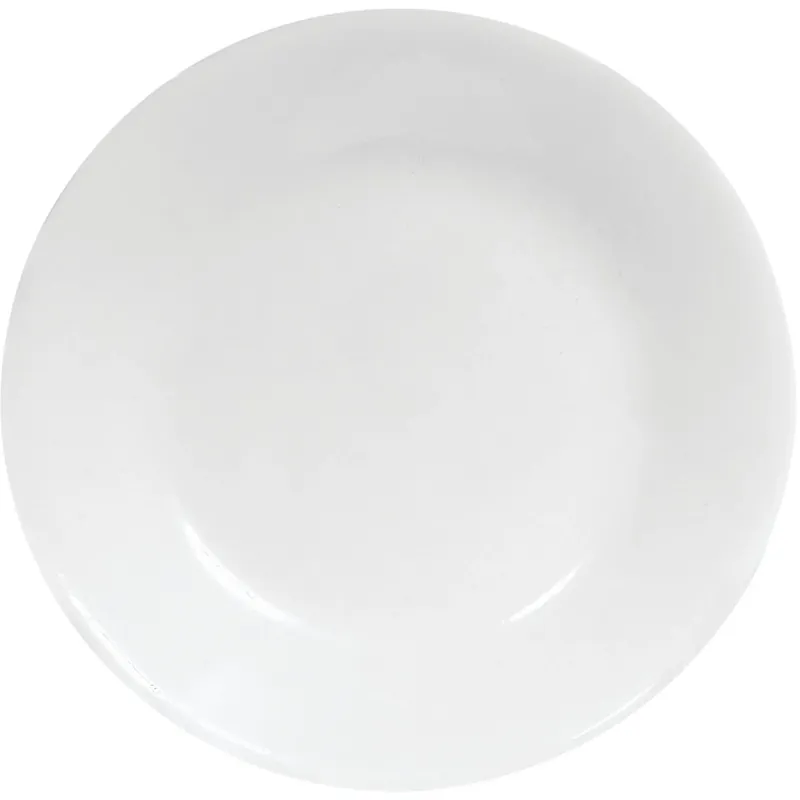 White Glass Winter Frost White Bread And Butter Plate 6-1/2 In. D 1 Pk