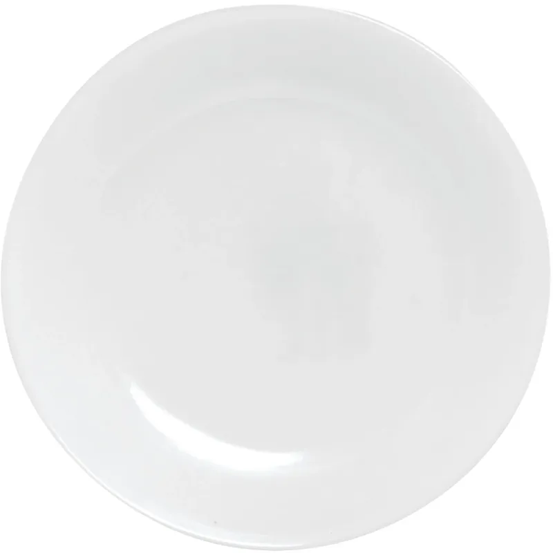 White Glass Winter Frost White Luncheon Plate 8-1/2 In. D 1 Pk
