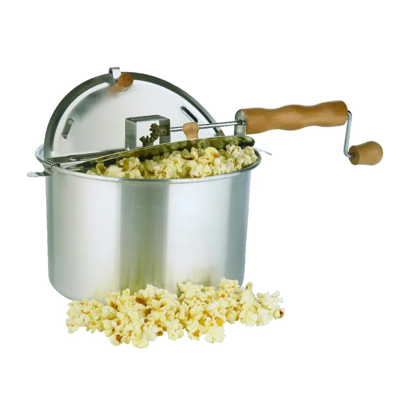 6 Qt. Stovetop Popcorn Popper With Easy Clean-up And 25 Year Warranty