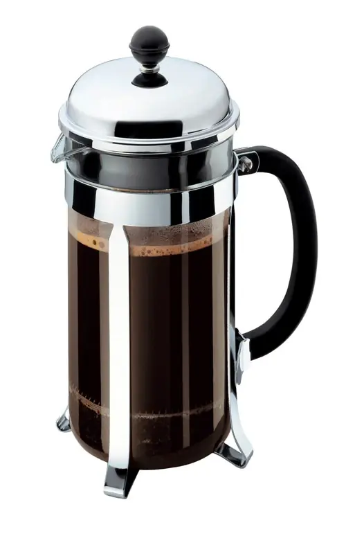 Chambord 34 Oz Silver French Press Coffee Maker Model 1928-16us4