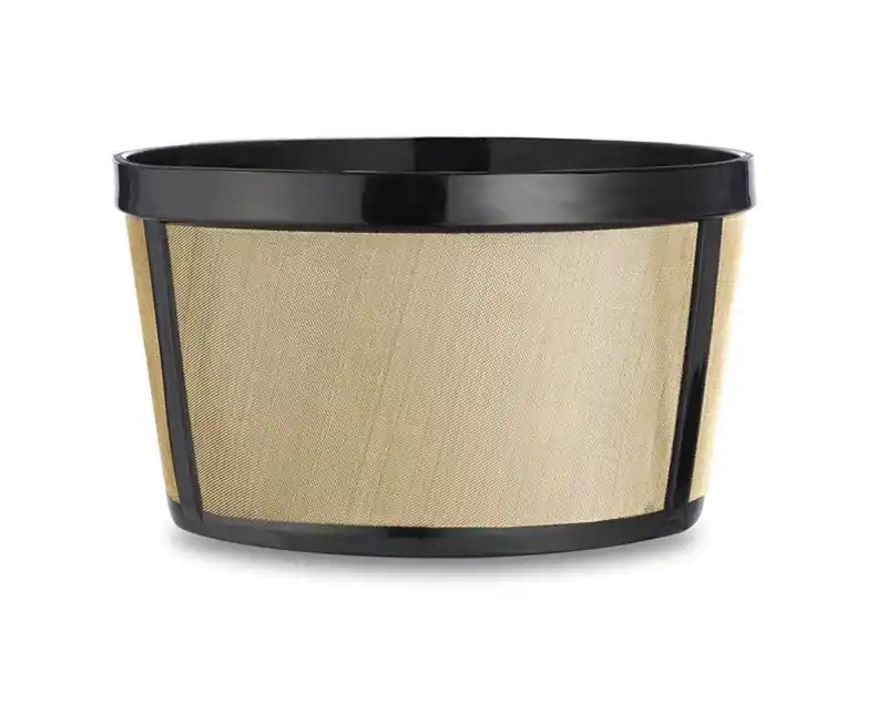 12 Cups Black/gold Basket Coffee Filter 1 Pk