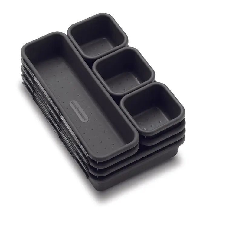 5 In. H X 6 In. W X 9 In. D Plastic Drawer Organizer