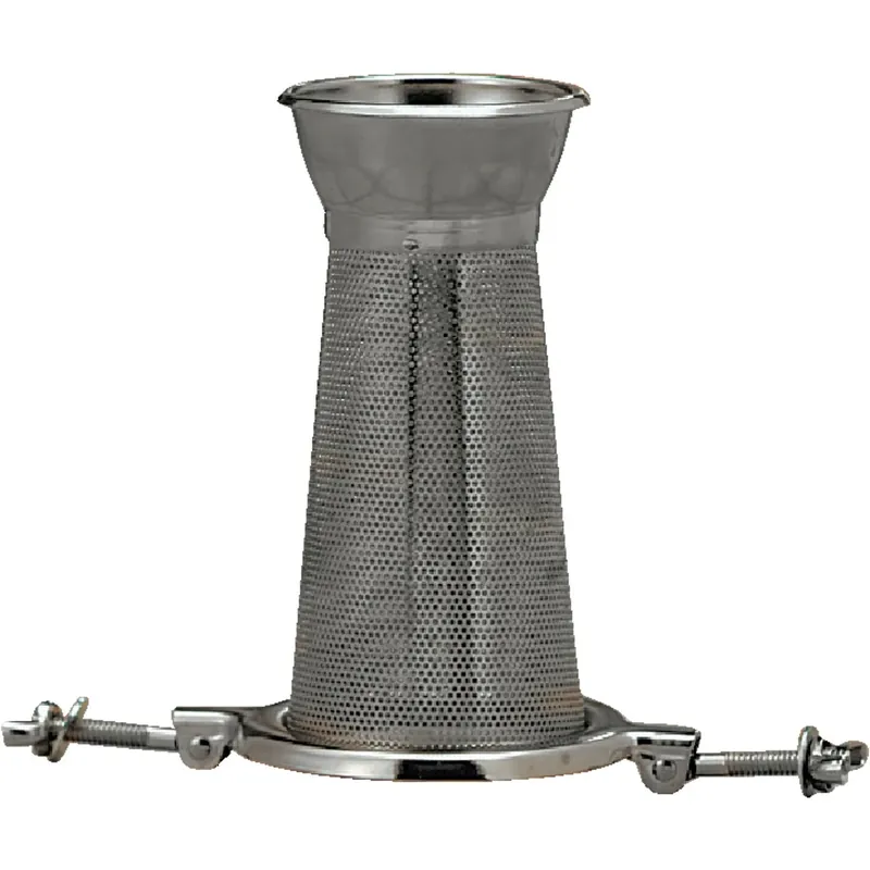 Sauce Master 6 In. X 3.5 In. Stainless Steel Berry Strainer Screen