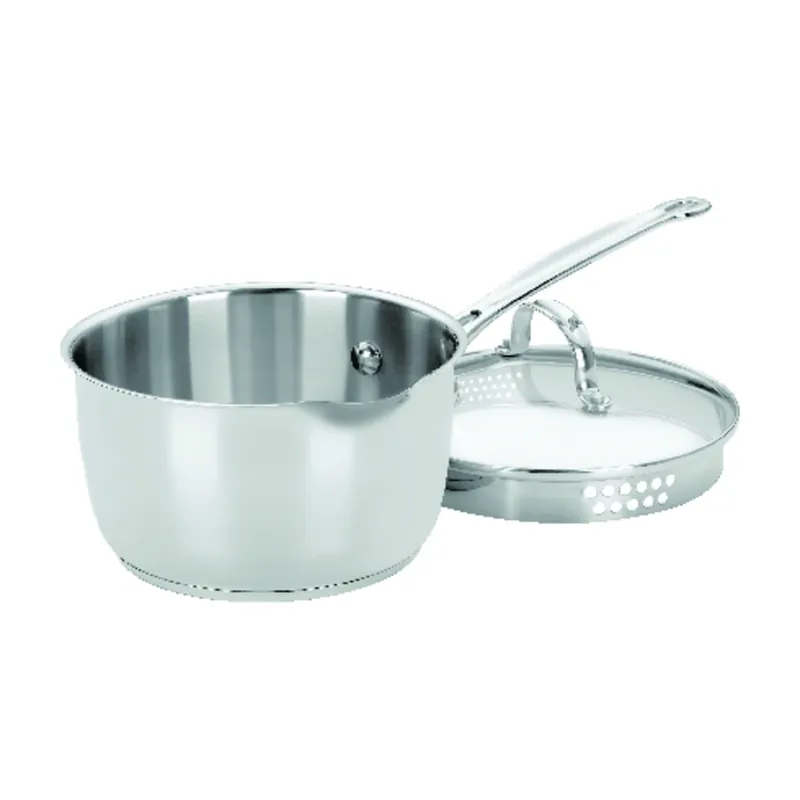 Chef‘s Classic Stainless Steel Saucepan 2 Quart With Lid - Model 719-18p