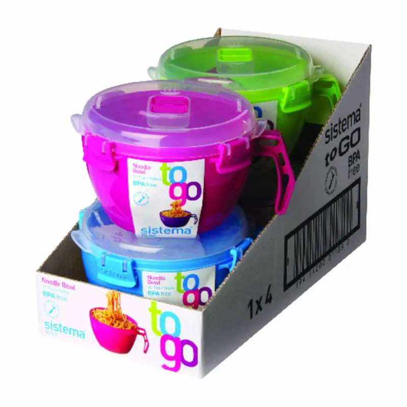 Klip It 31.7 Oz Assorted Noodle Bowl 1 Pk