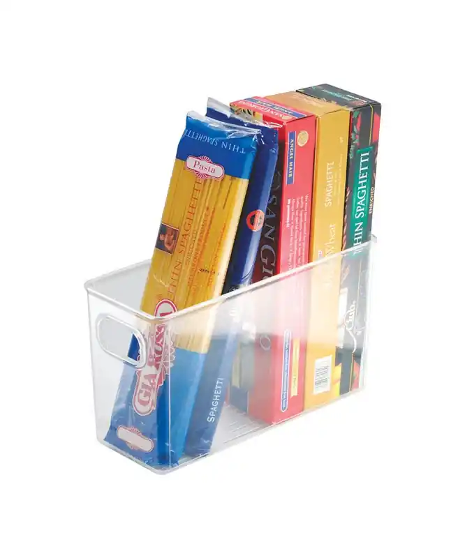 Clear Storage Bin 6 In. H X 4 In. W X 10 In. D - Versatile Organizer