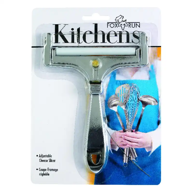 Adjustable Silver Stainless Steel Cheese Slicer 3-3/4 In. W X 4-1/2 In. L
