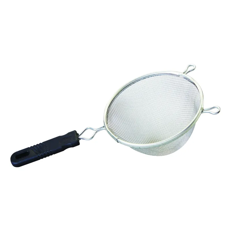 Silver/black Aluminum Mesh Strainer