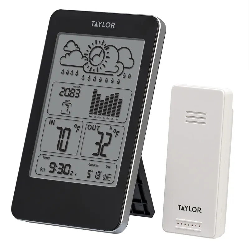 Wireless Weather Station With Barometer, Remote