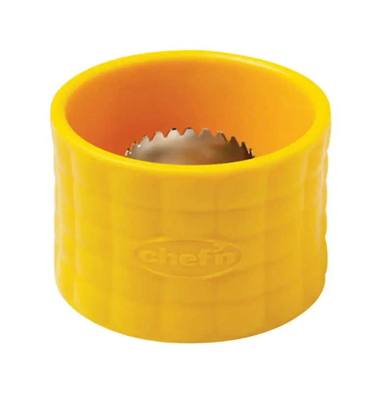 Yellow Plastic Corn Stripper 1-13/16 In. W X 2-3/4 In. L