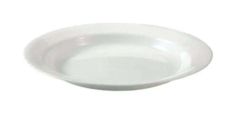 Livingware 15 Oz White Porcelain Winter Frost White Soup/salad Bowl 8-1/2 In. D 1 Pk