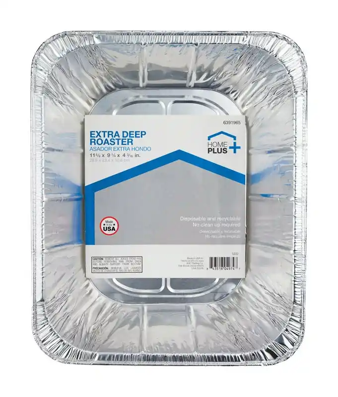 9-1/4 In. W X 11-3/4 In. L Deep Roaster Silver 1 Pk