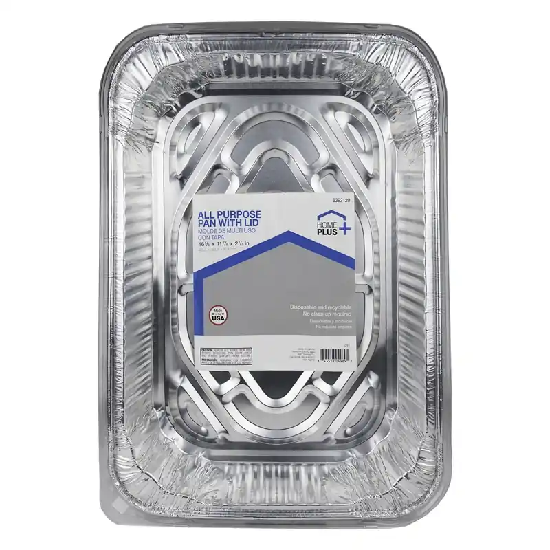 Durable Foil 11-7/8 In. W X 16-5/8 In. L All Purpose Pan Silver 1 Pc