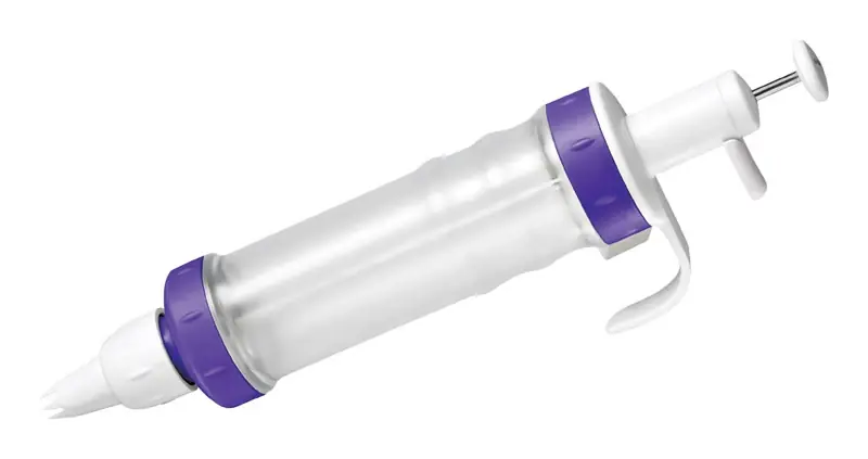 Plus Purple/white Metal/plastic Decorating Set