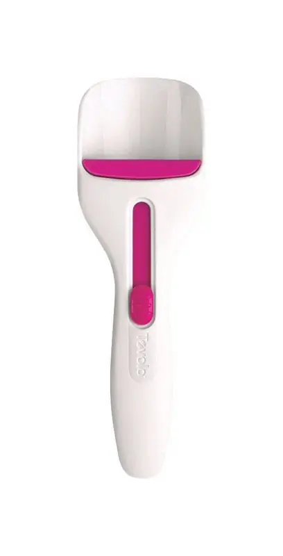 Fuchsia/white Plastic Cupcake Scoop